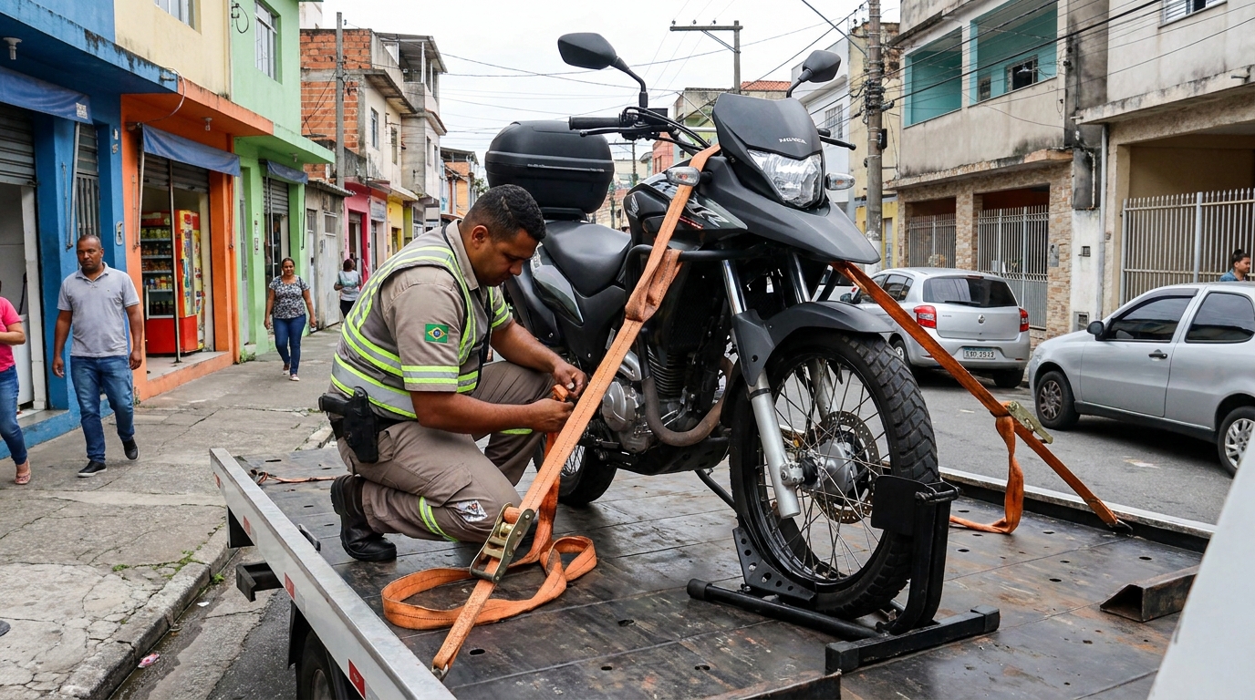 Guincho para Moto no Gradim, São Gonçalo‑RJ